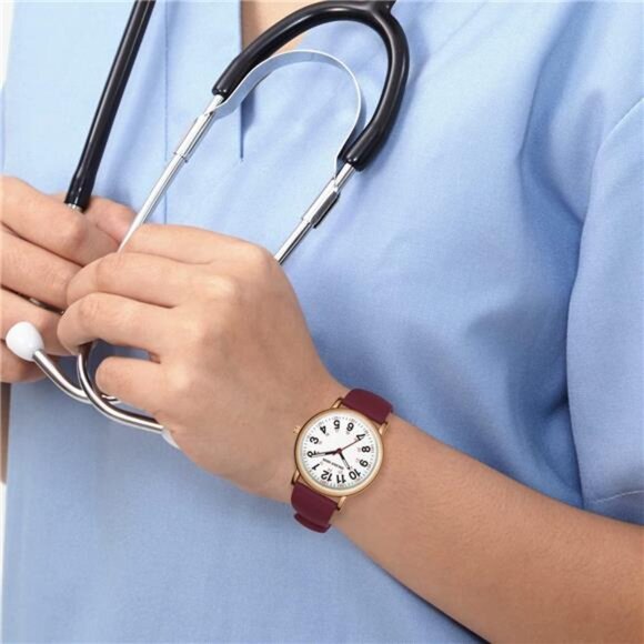 GOLDEN HOUR Waterproof Nurse Watch for Medical Professionals, Students Women Men - Picture 7 of 8